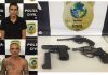 HOMICIDAS PRESOS EM FLAGRANTE-APREENSÃO DE ARMAS DE FOGO