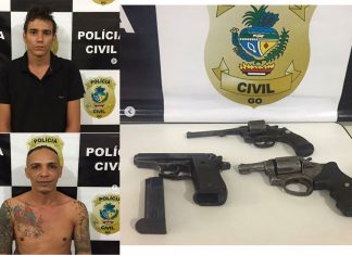 HOMICIDAS PRESOS EM FLAGRANTE-APREENSÃO DE ARMAS DE FOGO