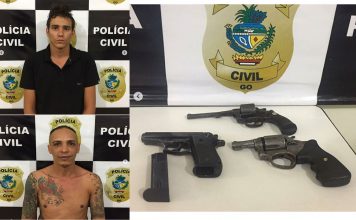 HOMICIDAS PRESOS EM FLAGRANTE-APREENSÃO DE ARMAS DE FOGO