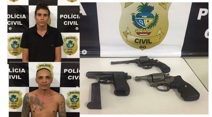 HOMICIDAS PRESOS EM FLAGRANTE-APREENSÃO DE ARMAS DE FOGO