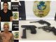 HOMICIDAS PRESOS EM FLAGRANTE-APREENSÃO DE ARMAS DE FOGO
