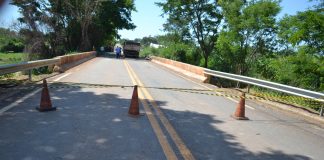 Ponte da estrada de Pontalina deve ficar pronta em 05 dias