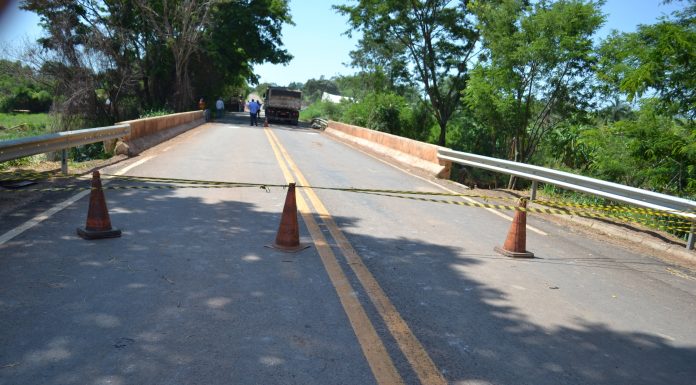 Ponte da estrada de Pontalina deve ficar pronta em 05 dias