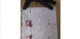 Assassino Lázaro escreveu carta dizendo que estava sem munições, mas não ia se entregaria à polícia .