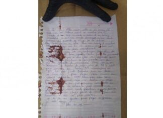 Assassino Lázaro escreveu carta dizendo que estava sem munições, mas não ia se entregaria à polícia .