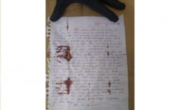 Assassino Lázaro escreveu carta dizendo que estava sem munições, mas não ia se entregaria à polícia .