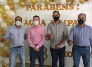 Deputado José Nelto confraterniza o aniversário de Água limpa com mais de 1 milhão de reais.