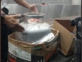 Pernambucana tenta despachar botijão de gás em voo para São Paulo