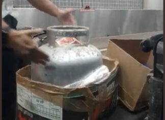 Pernambucana tenta despachar botijão de gás em voo para São Paulo