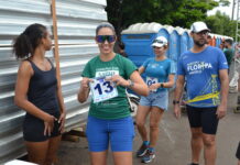 Lorena Barbosa e Giovane Costa chegam em 1º lugar na corrida do Aniversário de Goiatuba