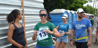 Lorena Barbosa e Giovane Costa chegam em 1º lugar na corrida do Aniversário de Goiatuba