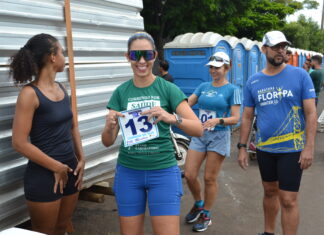 Lorena Barbosa e Giovane Costa chegam em 1º lugar na corrida do Aniversário de Goiatuba