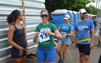 Lorena Barbosa e Giovane Costa chegam em 1º lugar na corrida do Aniversário de Goiatuba