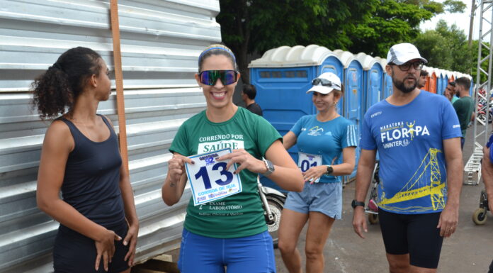 Lorena Barbosa e Giovane Costa chegam em 1º lugar na corrida do Aniversário de Goiatuba