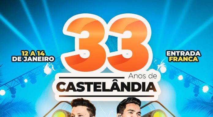 Castelândia faz grande festa do aniversário de 33 anos