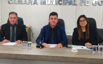 Presidente Clífer Lucas anuncia próximas sessões da Câmara de Goiatuba.